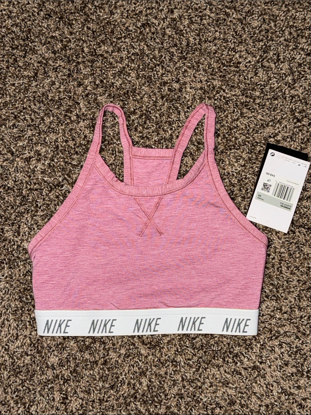 Nike Racerback Sports Bra XS NWT